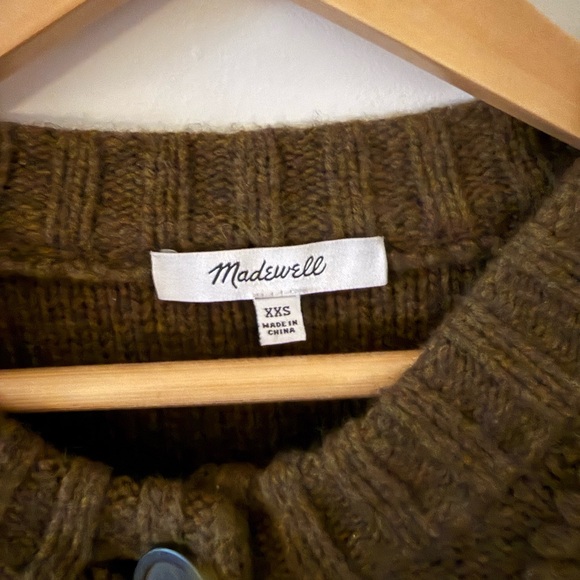 Madewell Green Knit Cardigan - Picture 4 of 8